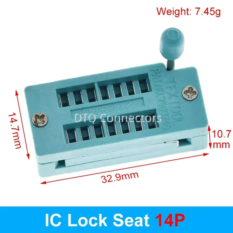 

Зеленый универсальный ZIF IC разъем для тестирования