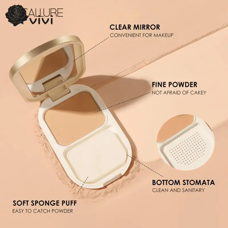 

Modify Skin Tone Face Setting Powder Invisible Pores 3 Colors Light Smooth Powder Waterproof Matte Concealer Face Pressed Powder