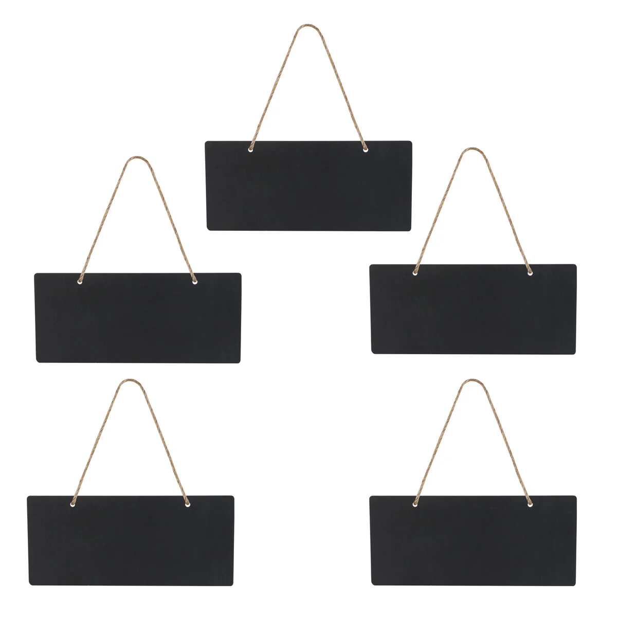

5pcs Mini Chalkboards Single Sided Black Board for Message Board Signs
