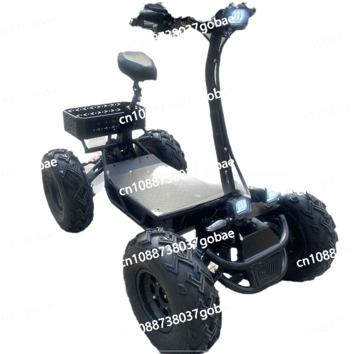 Электрический скутер с полным приводом квадроцикл четырехколесный внедорожный