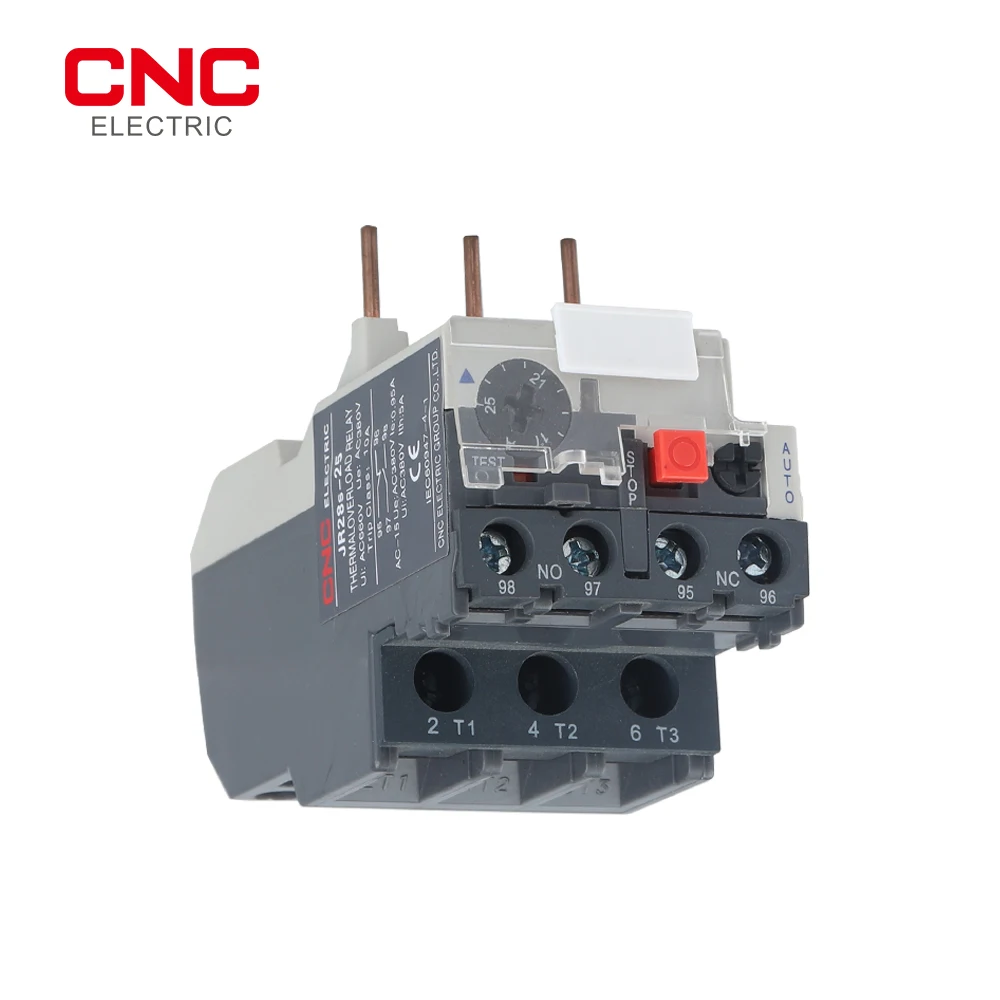 CNC JR28s-25 тепловое реле перегрузки Регулируемая Электрическая защита 50/60 Гц 1 6 А 2 5 4