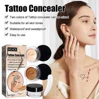 1pc tattoo concealer waterproof sweatproof skin acne marks freckles scars concealer brighten foundation makeup for men women
