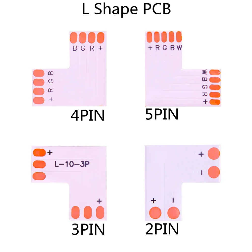 

Угловые соединители для светодиодных лент 24В