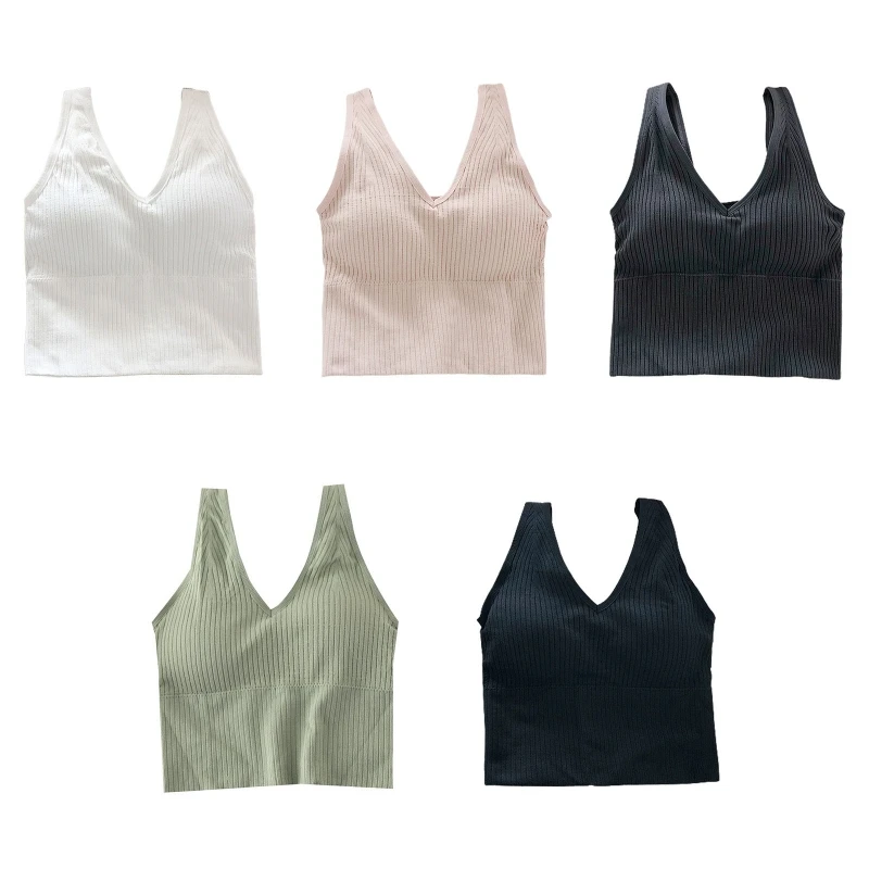Workout Sports Bra Tank Tops Padded Sports Bra Tank Top Long Yoga Bras For  Women Longline Wirefree Camisole - купить по выгодной цене | AliExpress