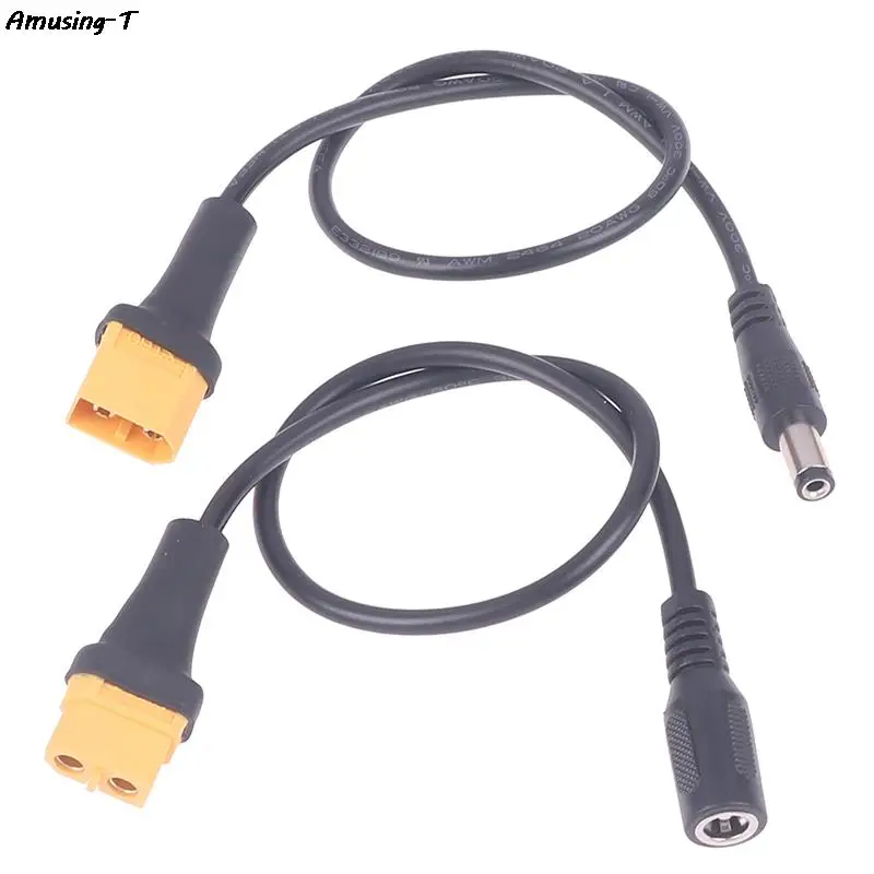 

For RC Battery Charger Innovative And Practical XT60 Female Plug to DC 5.5*2.1mm Connector Adapter Cable Silicone Wire