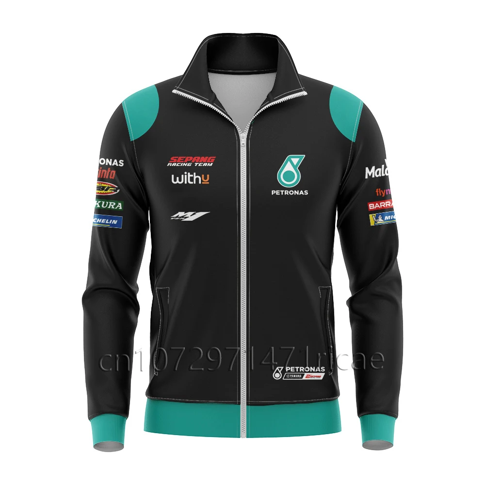 Commemorate 2021 Season Petronas Printed For Ractory Racing Team Quick-dry Jersey Zip Up Sweatshirt