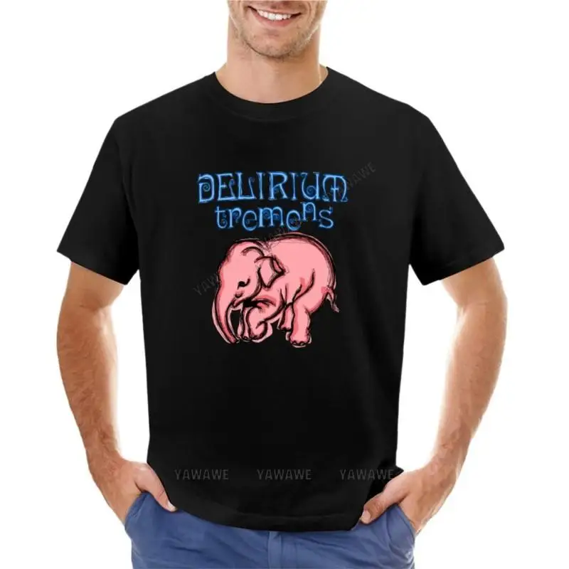 

Мужская футболка Delirium Pink Elephant POP, футболка, футболки, простые черные футболки, мужская Черная футболка
