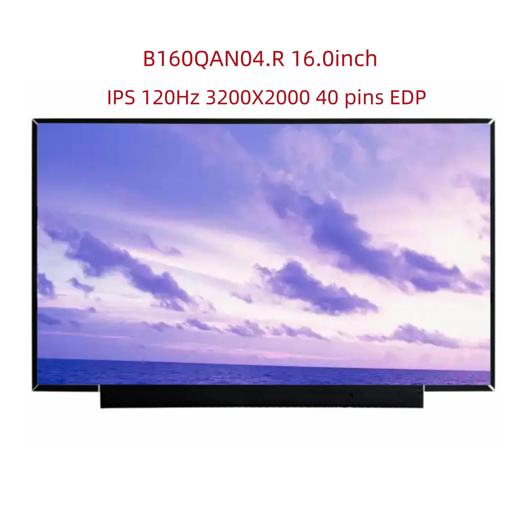 Фото B160QAN04.R 16,0-дюймовый IPS ЖК-экран для ноутбука, 120 Гц, 100% DCI-P3, 3200X2000, 40-контактный EDP, сменная матричная панель дисплея №1