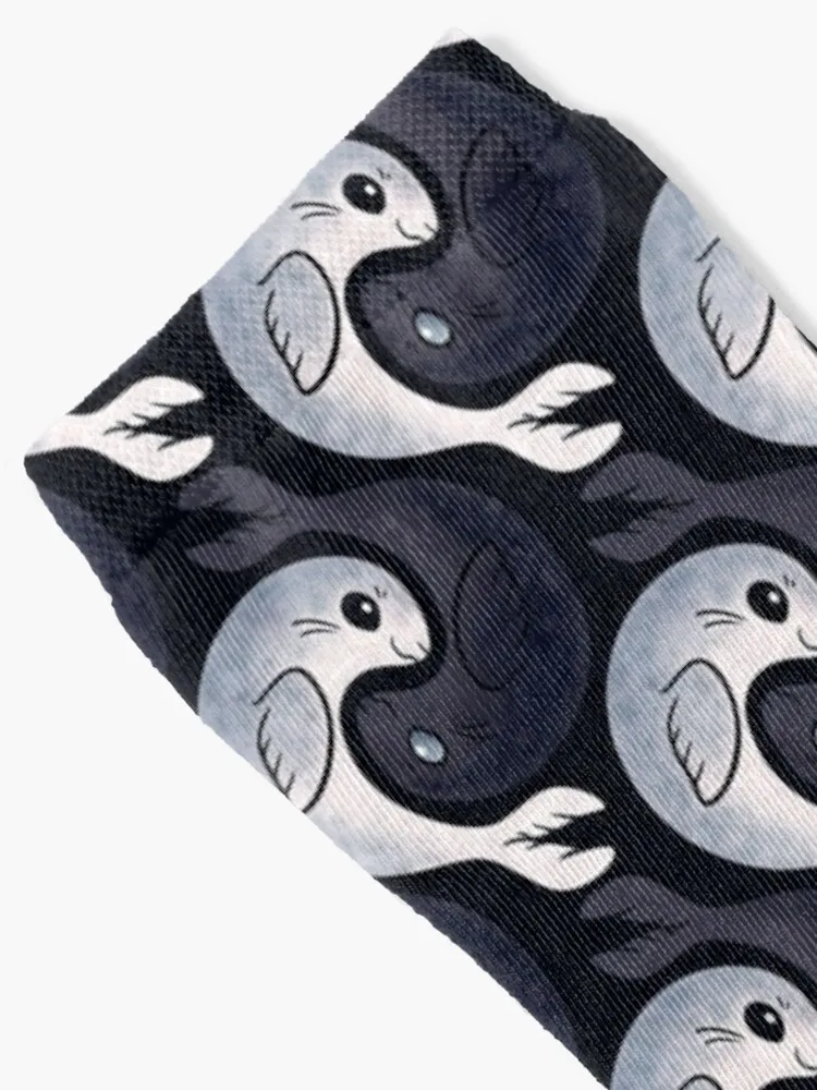 Носки Yin Yang Seals спортивные носки с пальцами классные для девочек мужские