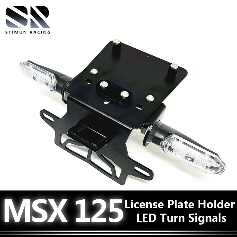 

For HONDA MSX 125 GROM 2022 Motorcycle Accessories License Vehicle Plate Holder Frame Door Cover Tail Tidy Fender Eliminator