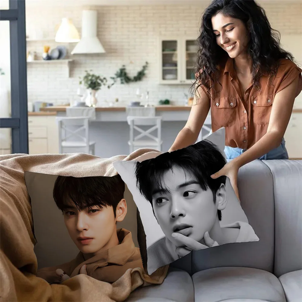 Наволочки для подушек Kpop Singer Cha E-Eun W-Woo мультяшный декоративный домашний