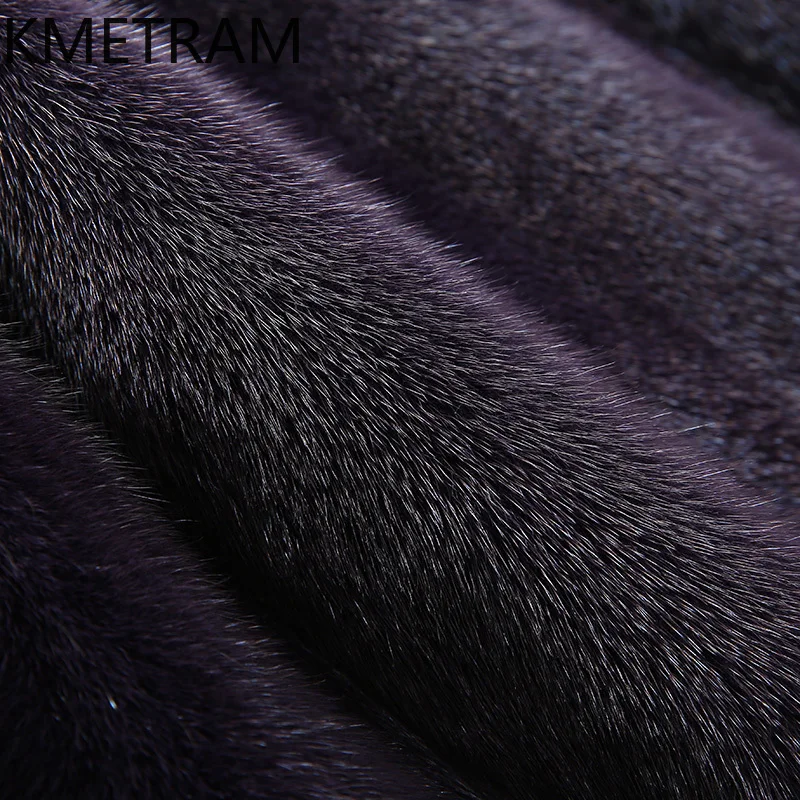 Женская куртка из натурального норкового меха