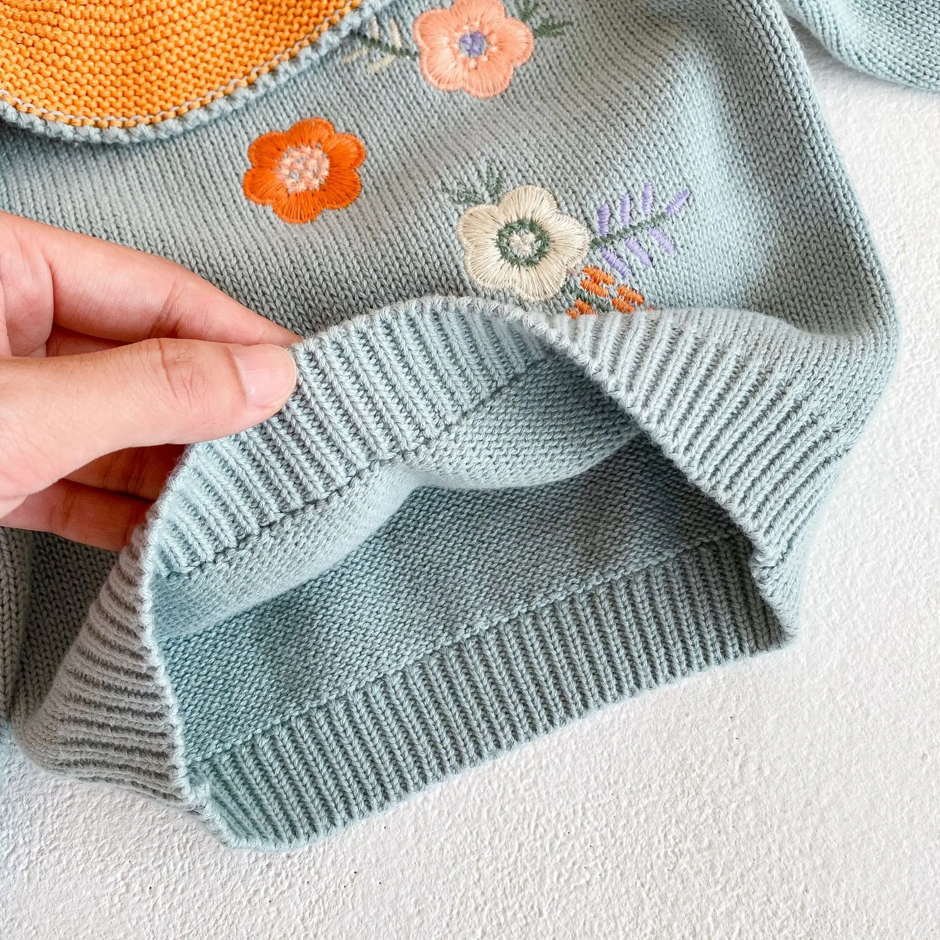 Ins New Born Baby Sweater Sets Sweater Pullovers Shorts Sets Knitting Wear Ruffle Jacquard Knit Sets Toddle Giral Sets 2022