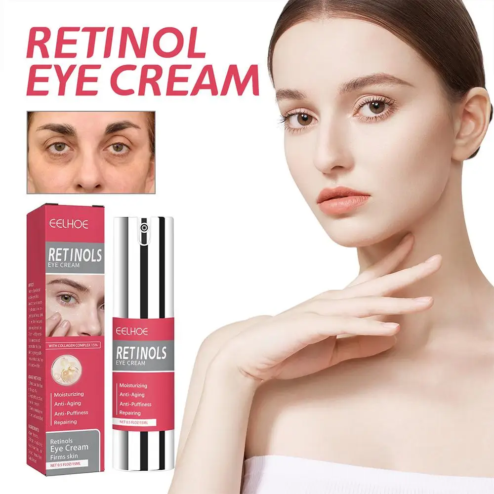 

Eelhoe Retinol Eye Firming Cream Anti Dark Circles Moisturizing Cream Skin Anti-aging Eye Anti Brighten Bags Eye Wrikles Wr S0R5
