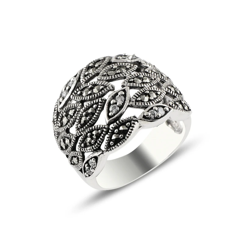 

Silver 925 Sterling Marcasite Ring