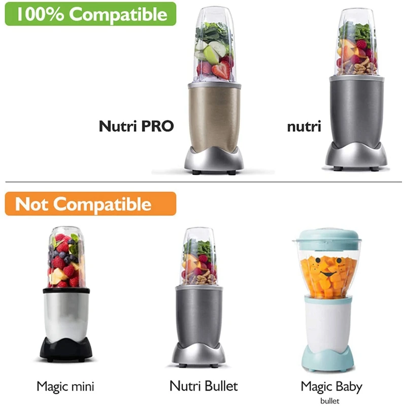 2X быстрое крестовое лезвие и уплотнительное кольцо для Nutribullet 600 Вт/900 Вт