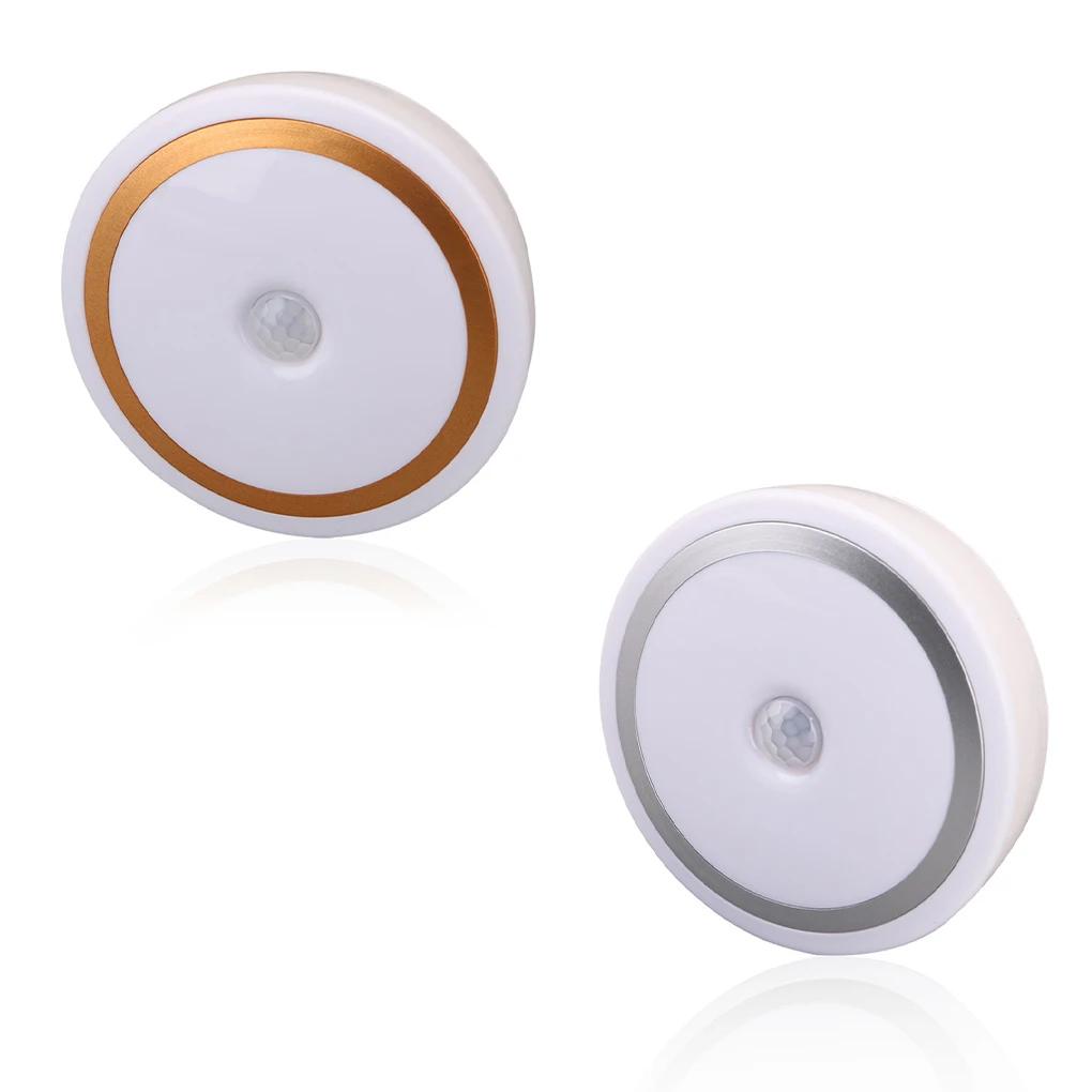 

1 2 3 5 LED Motion Sensor Intelligent Night Light Body Induction Wall-mounting Lamps Cabinet Closet Lighting Tool for Living