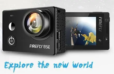 In Stock Hawkeye Firefly 8SE 90 Degree new design than Hawkeye Firefly 8S Super-View Bluetooth FPV Sport Action Cam
