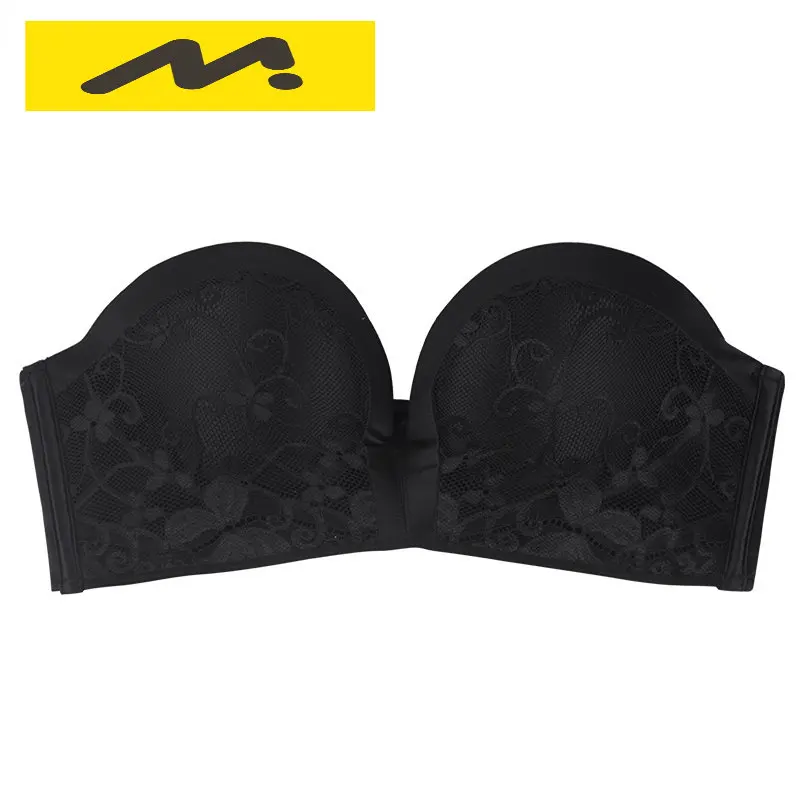 Sexy Women Strapless Bra Wireless Super Push Up Invisible bralette Backless Small Breast Lace Brassiere Seamless Lingerie Tops