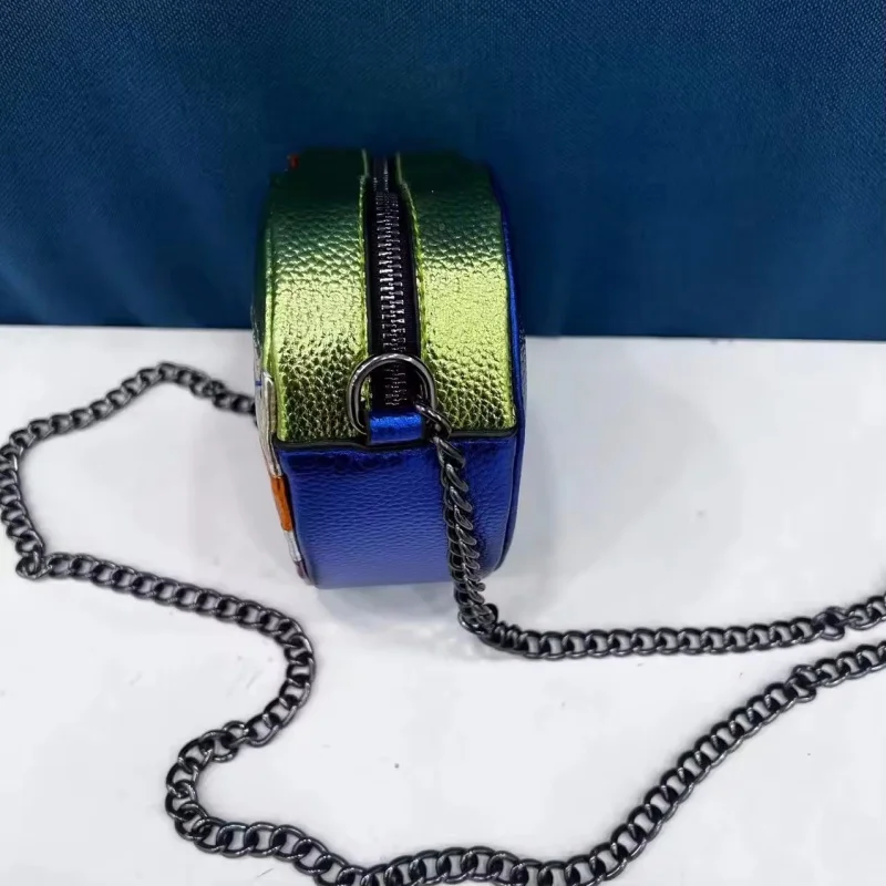 Женская Модная Сумка Через Плечо В Форме Сердца Яркая Из Искусственной Кожи С