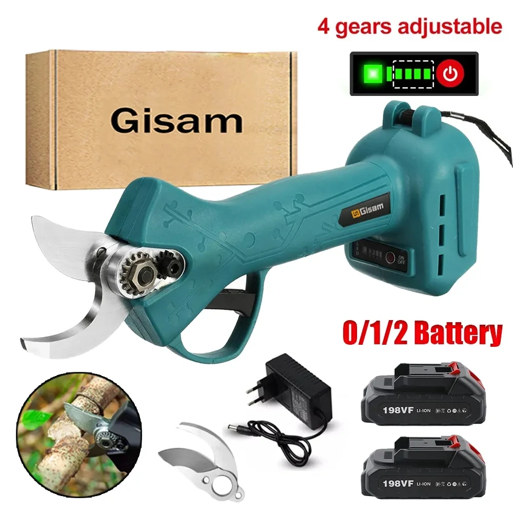 Бесщеточные электрические ножницы для обрезки дерева, беспроводные рандомные садовые инструменты, аккумуляторные для Makita 18 в