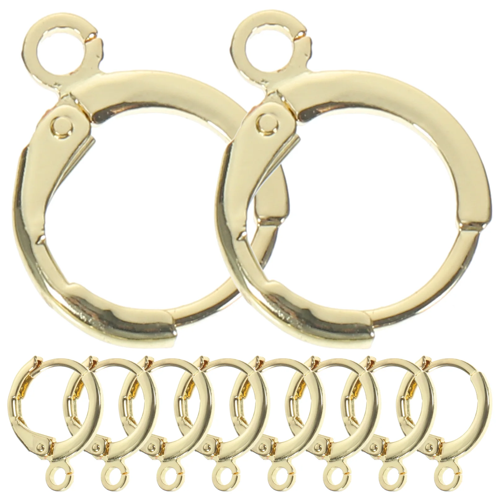 30 шт. французский ушной крючок ручной работы DIY серьги-подвески (серебро) крючки