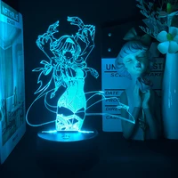 game 3d led genshin impact lamp anime night light 16 colors kids festival gift decor can be combined to purchase acrylic board