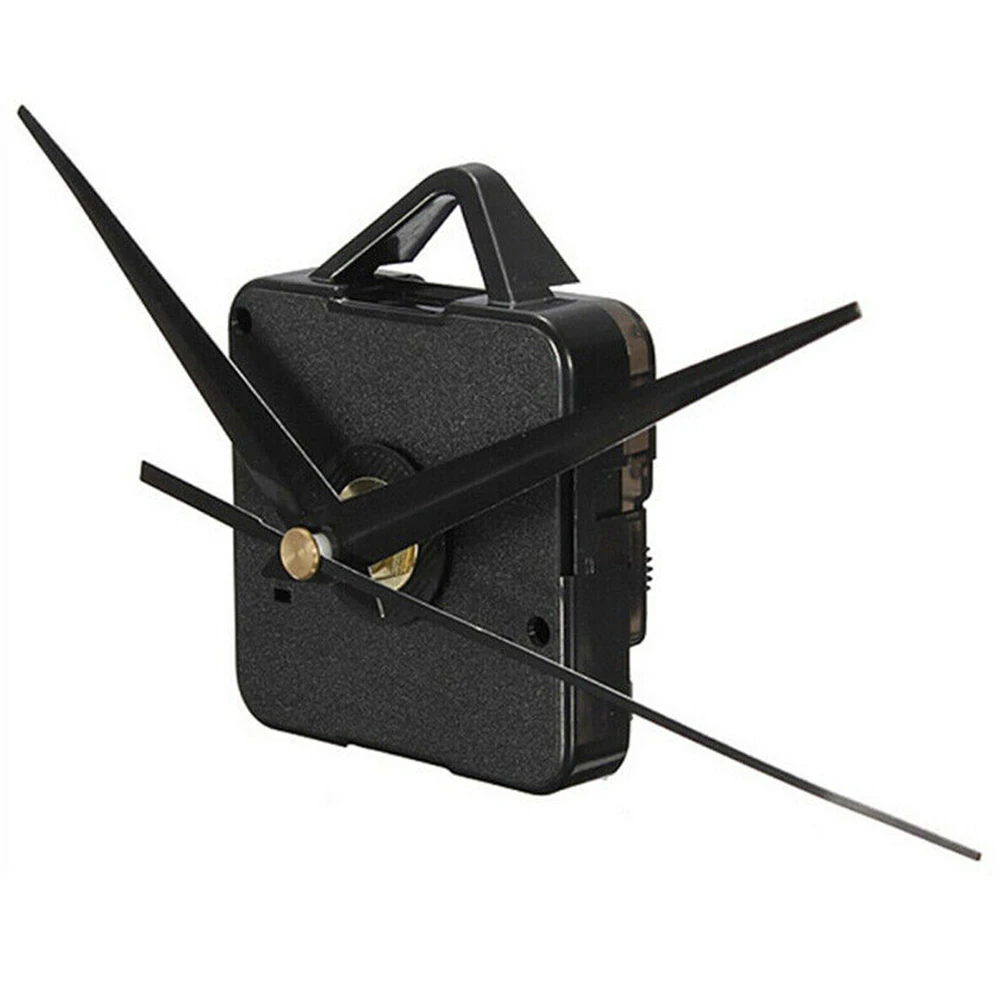 

Movement Black Quartz Clock For Repairing Hour Hand Minute Hand Second Hand 2in1 Quartz Clock AA Battery Not Included