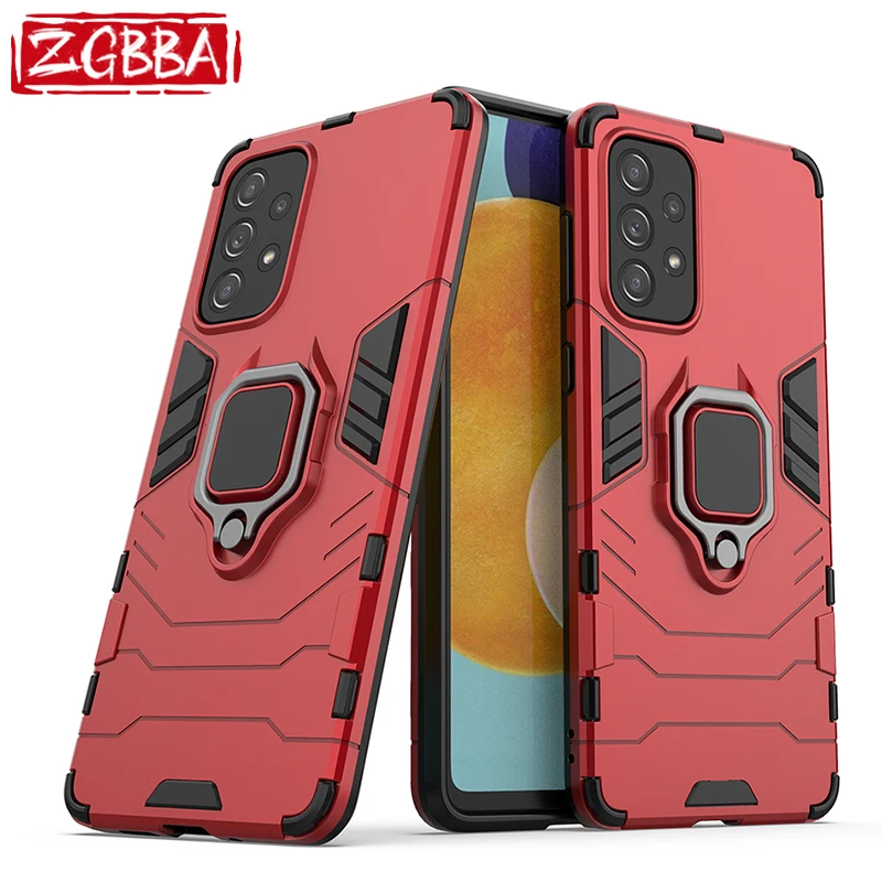 

Shockproof Bracket Phone Case For Samsung Galaxy A50s A52 A52s A53 A60 A70 A70s A71 A72 A73 A80 A82 A90 A91 Stand Holder Cover