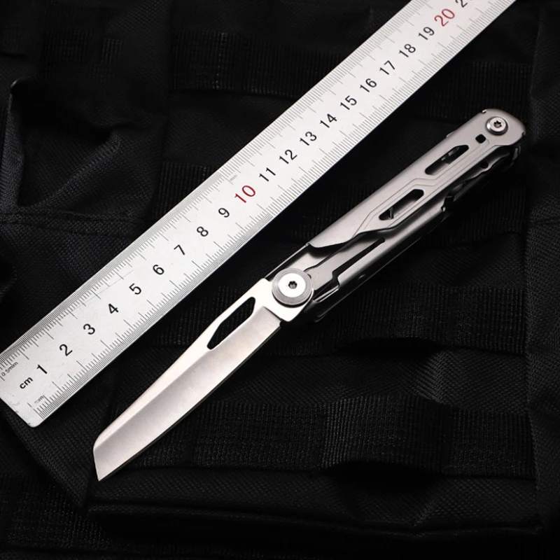

Креативный портативный складной нож для кемпинга из нержавеющей стали 440 многофункциональные ножницы для выживания на природе EDC аварийный...