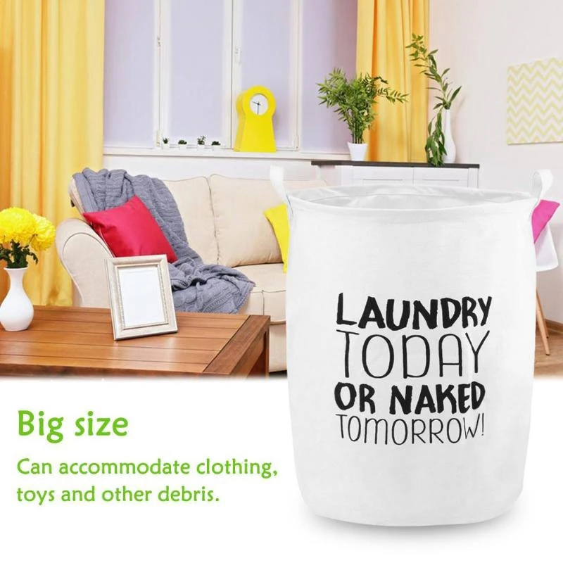

Laundry Storage Basket Dirty Clothes Organizer Bathroom Folding Laundry Hamper Large Laundry Bag Simple Home Storage Bag