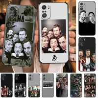 marvel performer celular for xiaomi redmi note 10s 10 9t 9s 9 8t 8 7s 7 6 5a 5 pro max soft black phone case