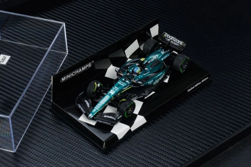 MINICHAMPS 1:43 2023 F1 AMR23 — модель автомобиля F.ALONSO 2ND MONACO GP