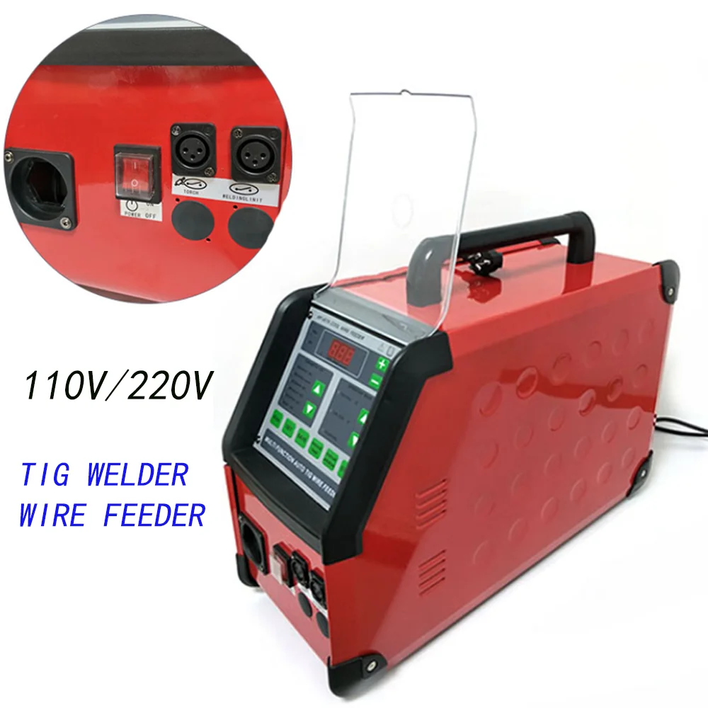 

TIg Cold Wire Feeder Argon Arc Welding Electric TIG Welder Wire Feeder Digital Controlled for Pulse Tig Welding 110V/220V