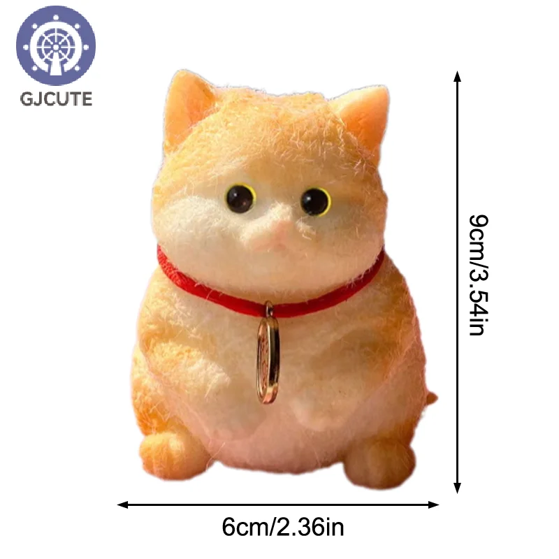 Taba милый пухлый кот оранжевый плюшевые мягкие липкие игрушки для девочек детский