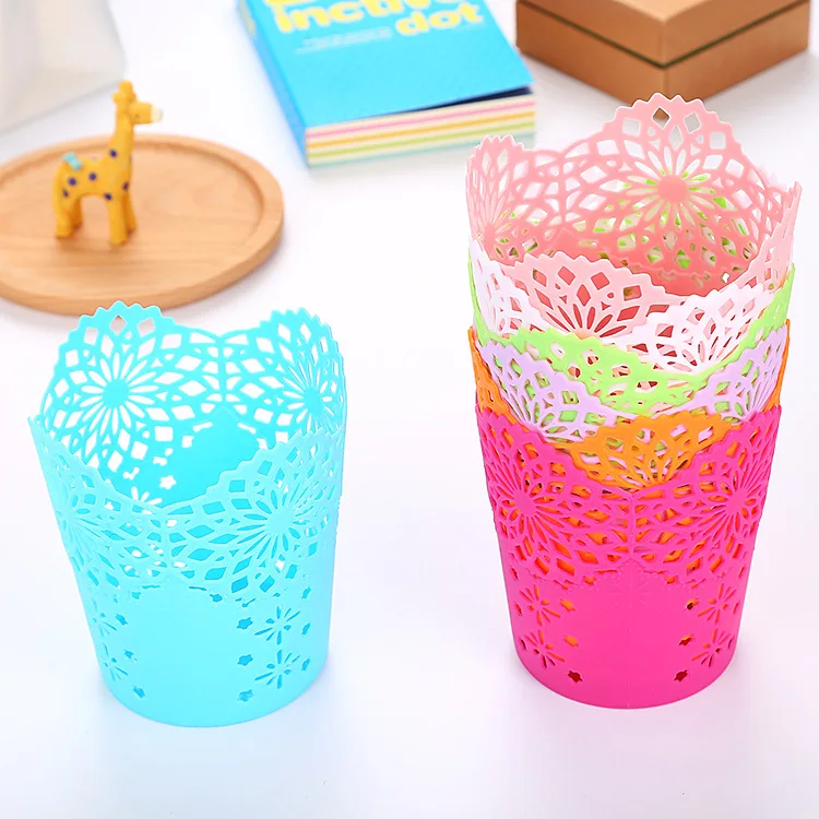 

Kawaii Desk Organizer Pen Holder Student Cute Large-capacity Desktop Organizer Creative Storage Tube Pencil Case