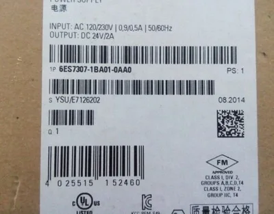 

Оригинальный Новый 6ES7 307-1BA01-0AA0