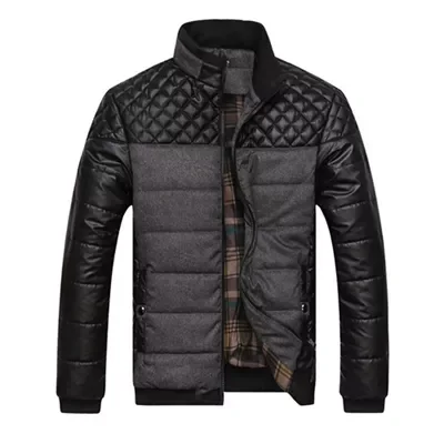 

Мужские куртки и пальто из ПУ кожи, размеры до 4XL