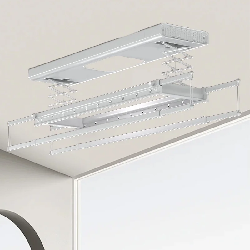 Фото Умная электрическая сушилка для одежды с LED-подсветкой и регулируемым временем сушки для использования в помещении и на балконе №2