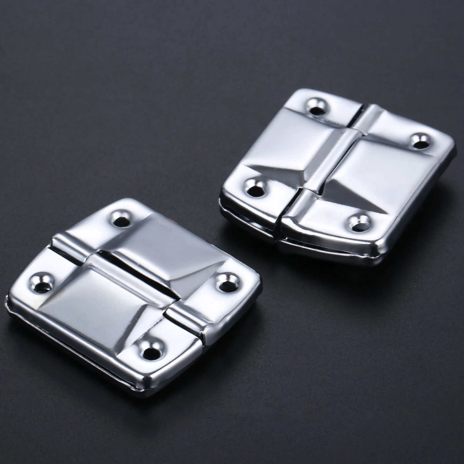 2pcs/pair Metal Support Hinge Flight Case Jewel Wood Box Luggage Positioning 51*47mm Toolbox Suitcase Luggage Folding Fittings