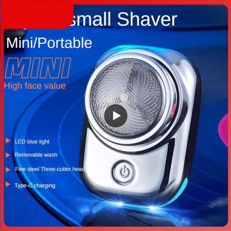 

Shave Portable For Men Outdoor Small Razor Mini Pocket Size Face Beard Razor Razor Boyfriend Gifts Electric Travel Shaver