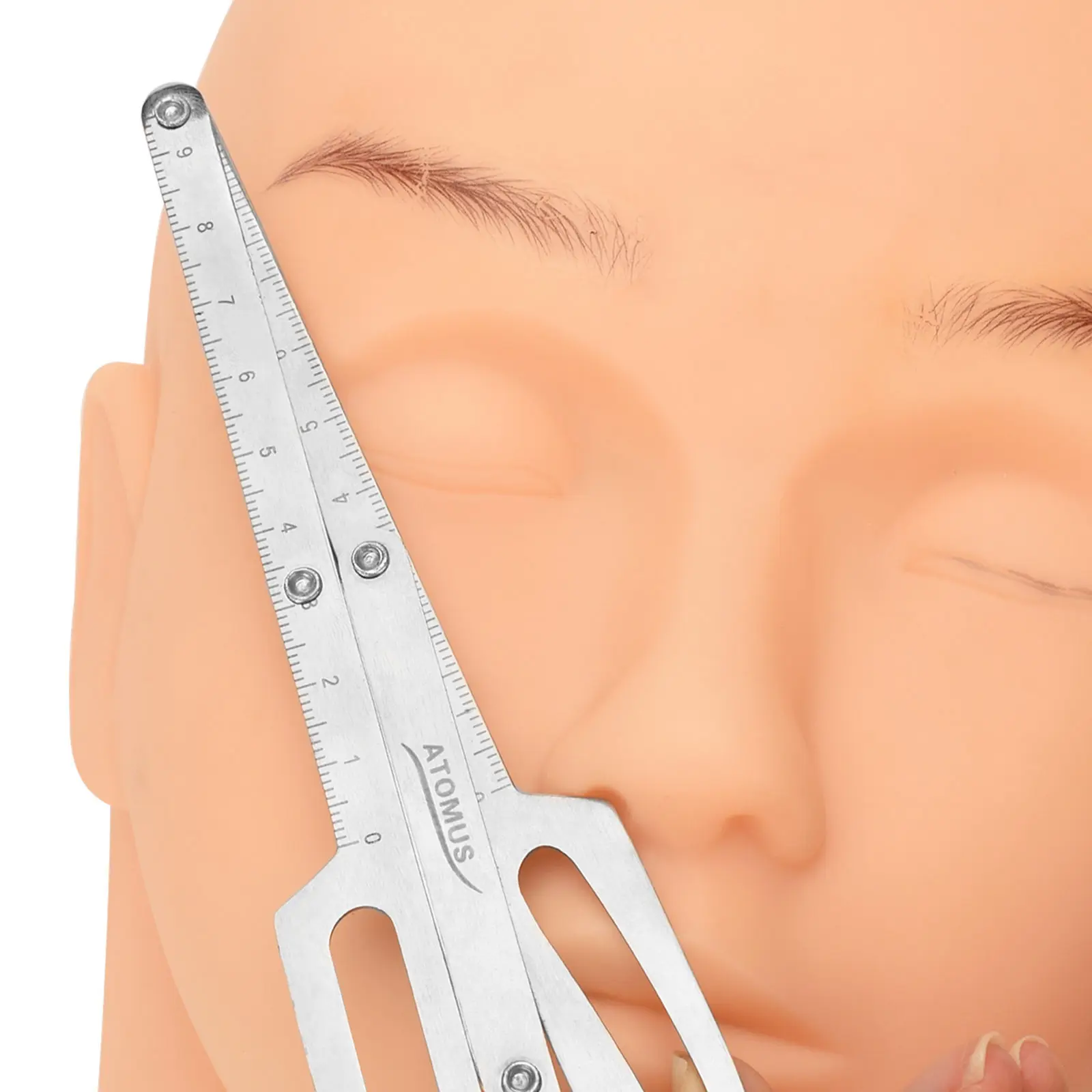 Микроблейдинг линейка из нержавеющей стали микроблейдинг бровей Перманентный