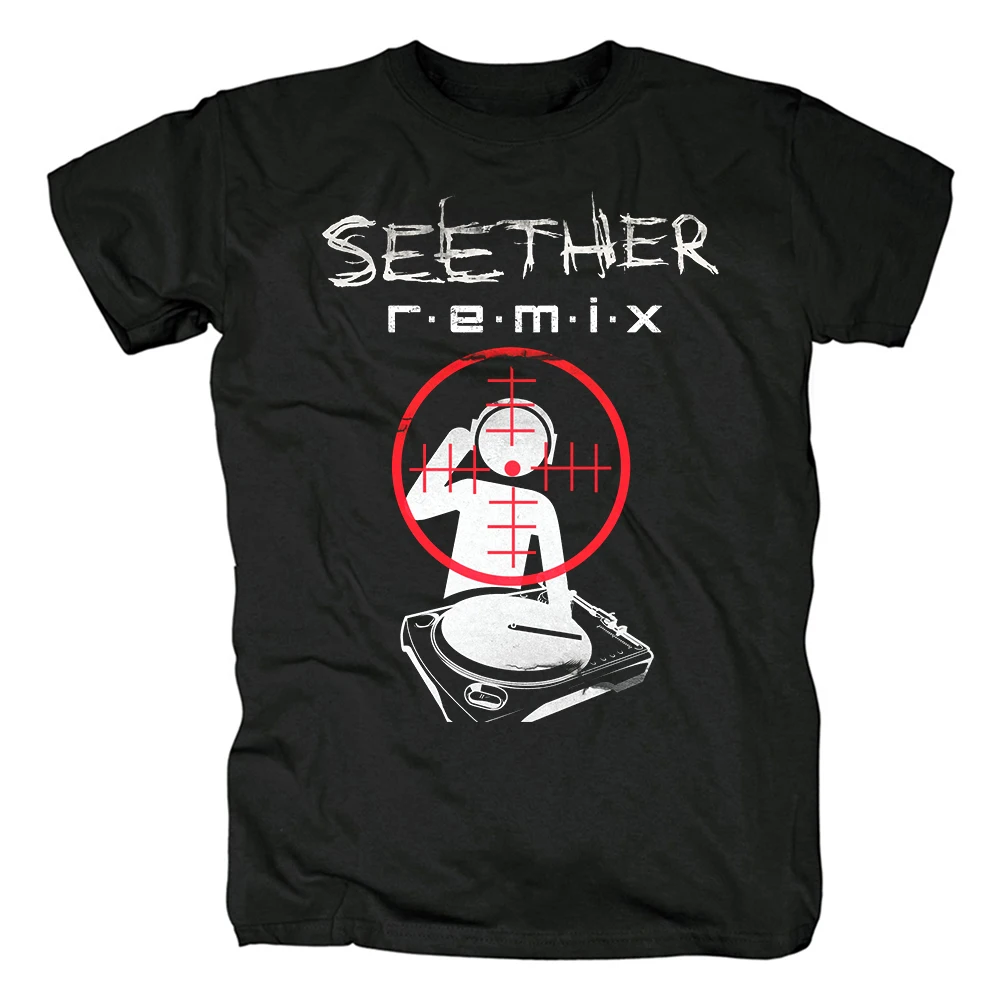 

12 Designs Cute Seether South African Rock Band Streetwear Cool Shirt Heavy Death Metal Punk Fitness 100%Cotton Skateboard Tee