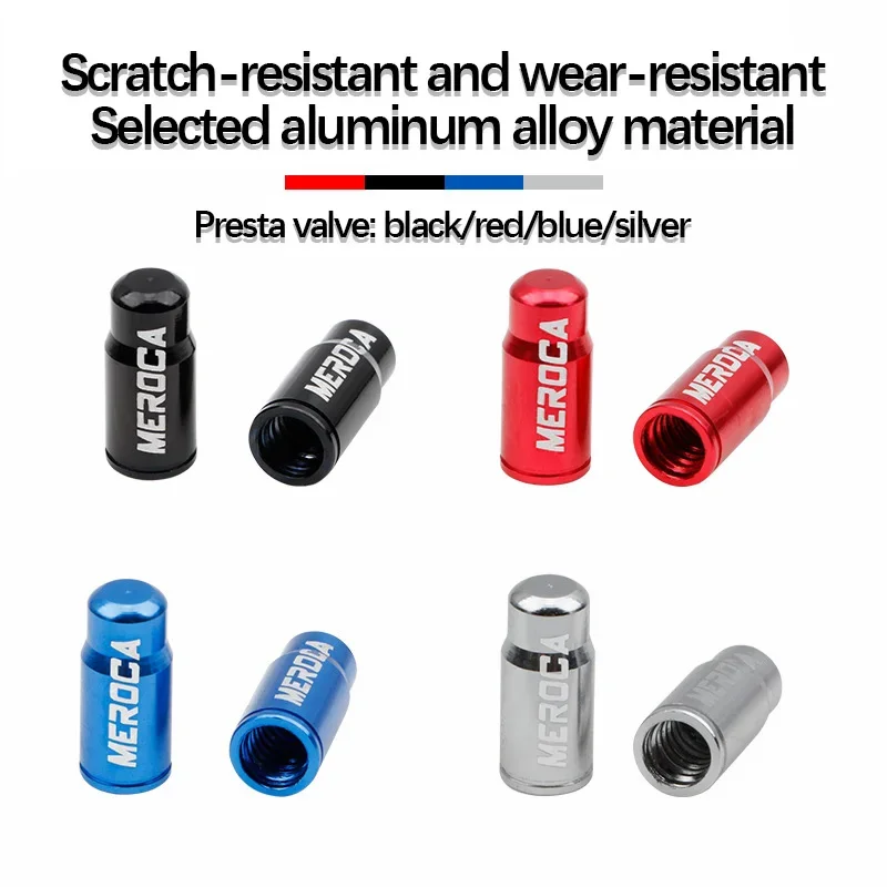 1 пара крышек клапана для велосипедных шин MTB из алюминиевого сплава AV FV Schrader Presta
