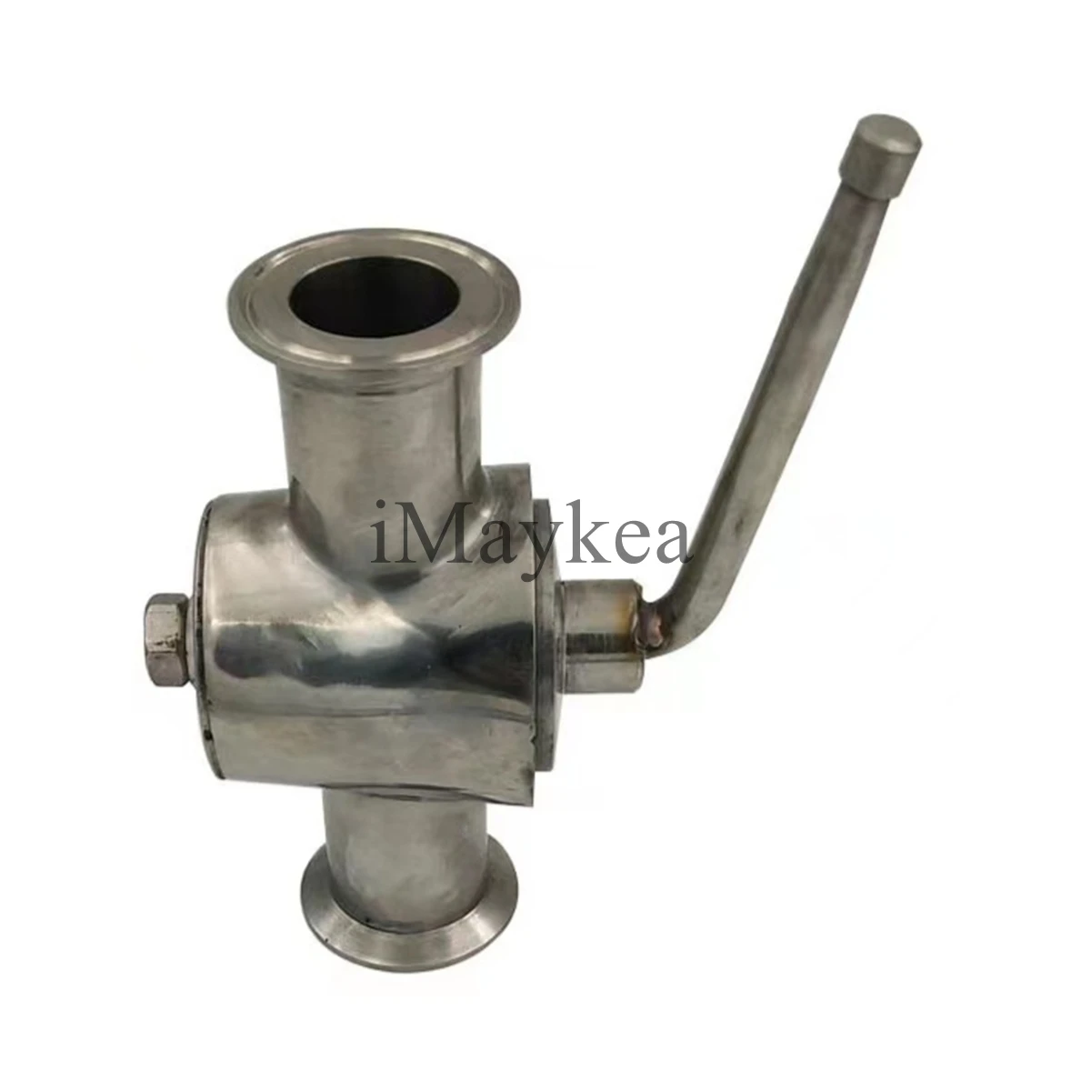 1-1/4 &quotзажим OD 50 5 мм санитарный пробковый клапан из нержавеющей стали трехходовой