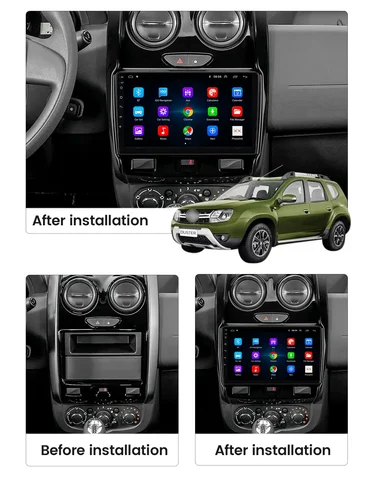 Автомагнитола для Renault Duster 2015-2021, Автомагнитола для LADA Largus 2021, мультимедийный видеоплеер, навигатор GPS, Android, 2din, 2 din, dvd