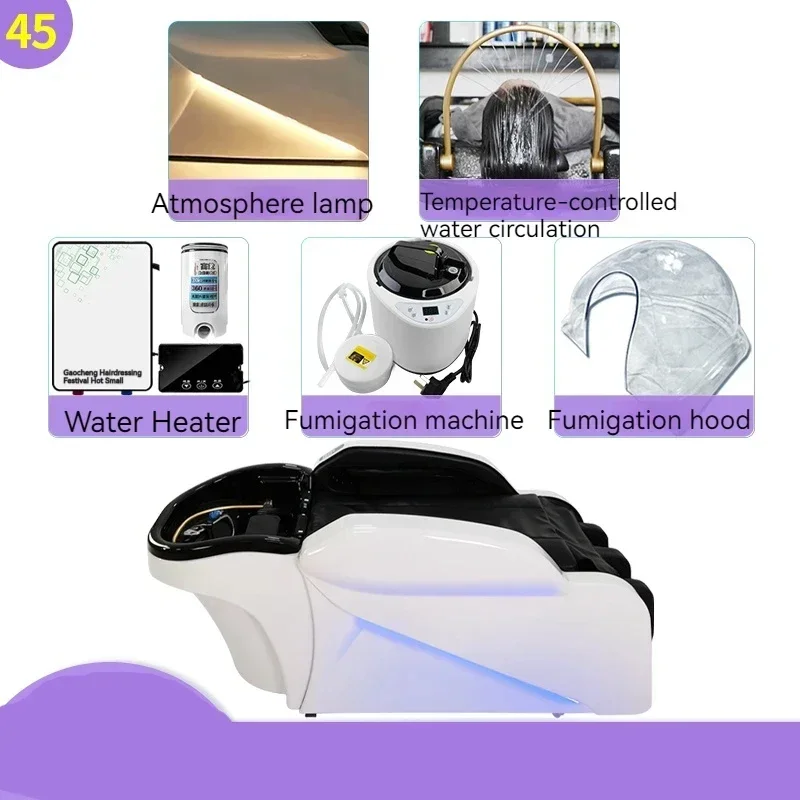 Массажная кровать для волос профессиональный стул парикмахерской мытья