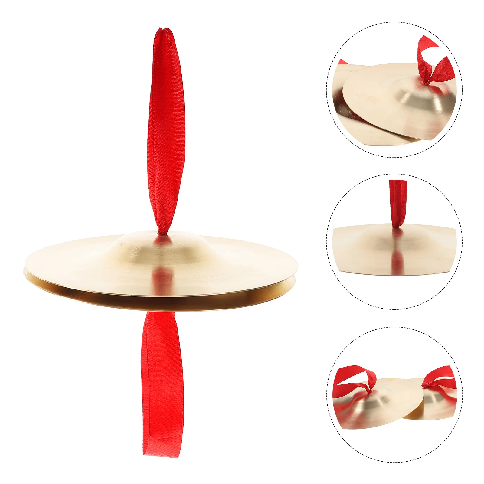 

Copper Cymbal Cymbals Small Finger Instruments Dress Kids Toys Children