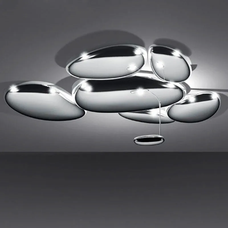 

Artemide SKYDRO Lamp Art Decorative LED Chrome Ceiling Chandelier Lamp Acrylic Ceiling Light Lustre para sala Indoor Lighting