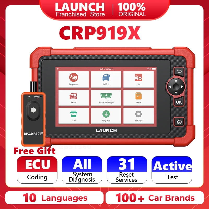 LAUNCH X431 CRP919X OBD2 сканер Профессиональный Автомобильный запуск диагностические